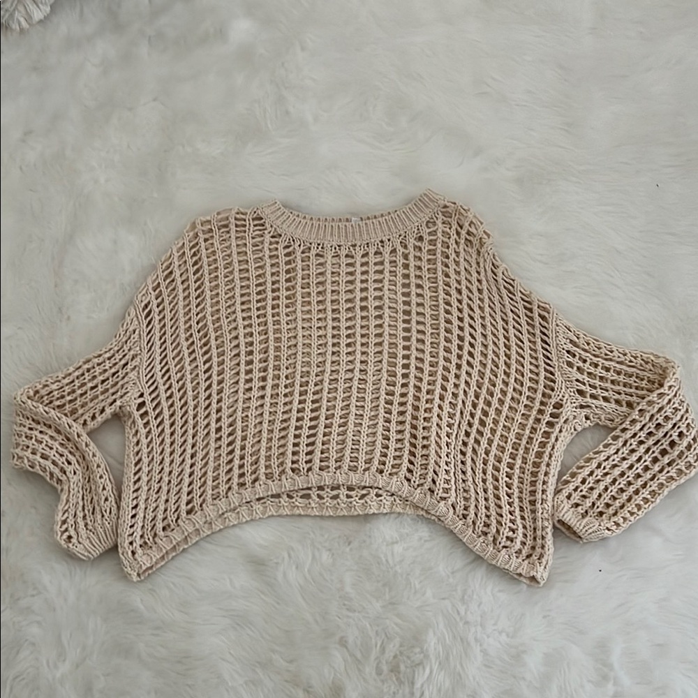 Cream Knit Sweater